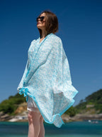 Pareo de Algodón Blue Breeze