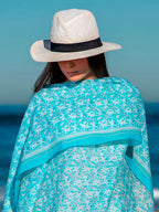 Pareo de Algodón Blue Breeze